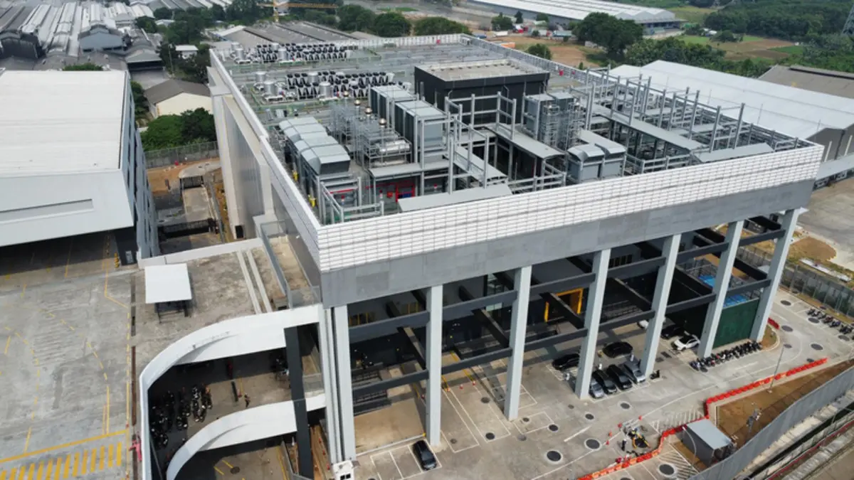 Large international logistics facility