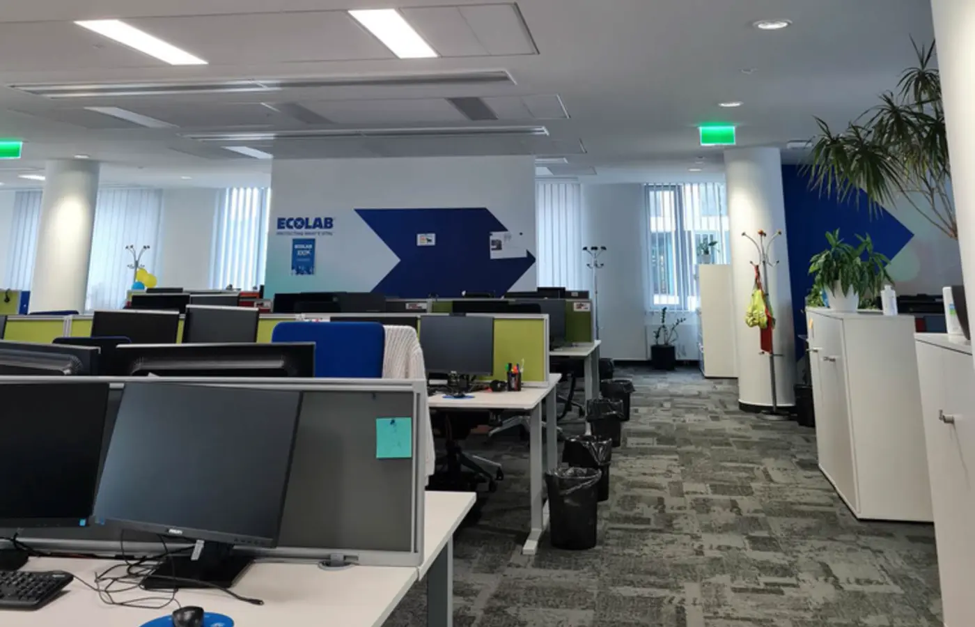 Completed commercial office interior